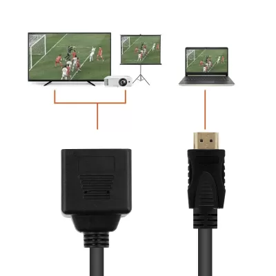 Adaptador de Áudio/Vídeo  HDMI MACHO A 2 HDMI HEMBRAS, 0,35m