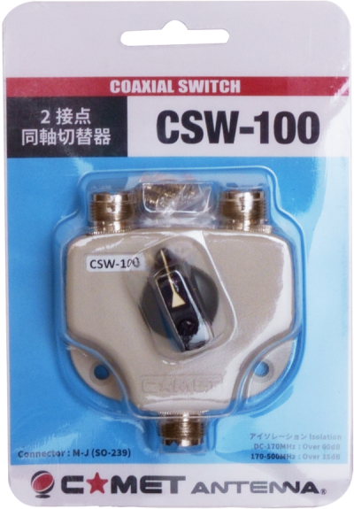 Comutador Antena Coaxial COMET CSW-100 PL