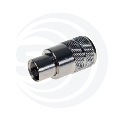 Conector  Macho PL 259  Cabo RG-213  H-2000 AIRCOM  LMR400 Teflon  (Soldar/Torção) - Pin Prata Marca SIRIO