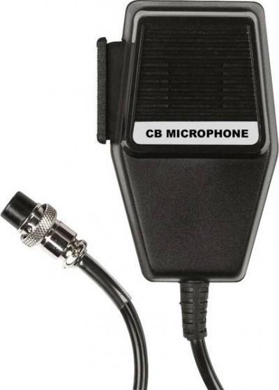 Microfone Dinamico Albrecht  DMC-520/4P  rádio CB/27hz