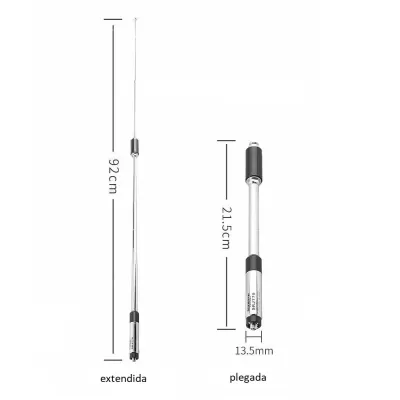 Antena Portátil DIAMOND SRJ770 VHF/UHF/SHF.- RECEPTORA E TX
