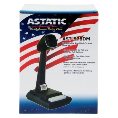Microfone de Mesa  ASTATIC AST-878DM DESKTOP CB