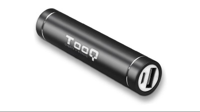 Powerbank  USB Carregador bateria 2600mAh negro TQPB-1A26-B