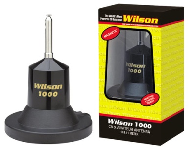 Antena  Móvel CB  WILSON 1000 M Com base Magnética Inclui  (PL259)