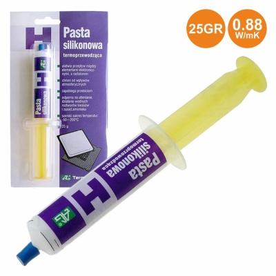 Pasta Térmica Dissipadora Branca  SILICONE 25G  AG25S