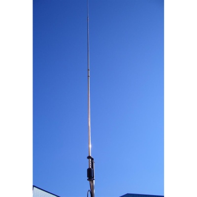 Antenas Base HF Vertical  Multibanda  TELECOM OUT-250-B aluminio de 3.5- 57 MHz., Altura: 7.13 m.