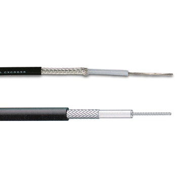 Cabo  Coaxial  50  Ohms  RG-58CU Cobre - Center Cable MIL-C-17/28C - PVC