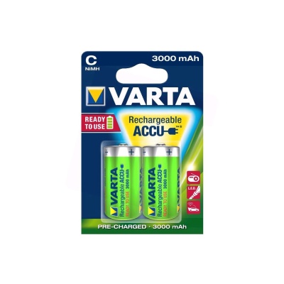 Pilha Varta Recarregável 56714 - 1.2v  HR14 - Bl 2  Tipo C
