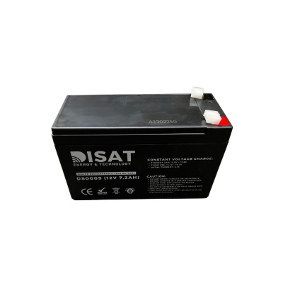 Bateria Chumbo AGM DISAT chumbo 12V, 7.2AH, F1 (151mm x 65mm x 100mm)