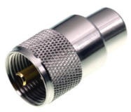 Conector Macho  PL 259/6  cabo RG-58  (Soldar/Torção)  Teflon Kusch 36966