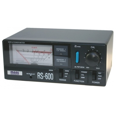 Medidor  Ondas Estacionárias MAAS RS-600 HF VHF UHF  400W - Tipo N