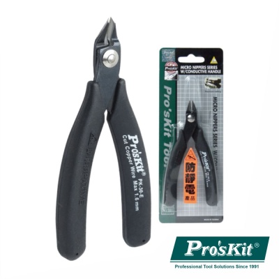 ALICATE DE CORTE MICRO C/ PUNHO CONDUTOR 125MM 1PK-30-E