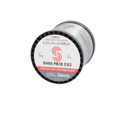 Solda  Estanho em fio 250G r 1mm Sn60Pb40 -1mm e 0,7mm