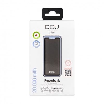 Powerbank  DCU LAPTOP 20.000 MAH DOBLE SALIDA USB 45W + 22.5W