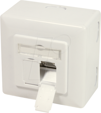 Tomada de Superfície  Rede  2xRJ45  CAT6 UTP  Logilink NP0006