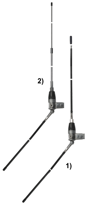 Antena Base  CB Sirio BOOMERANG 27A Imagem (2)e BOOMERANG W Imagem (1)