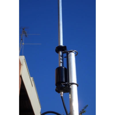Antenas Base HF Vertical  Multibanda  TELECOM OUT-250-B aluminio de 3.5- 57 MHz., Altura: 7.13 m.