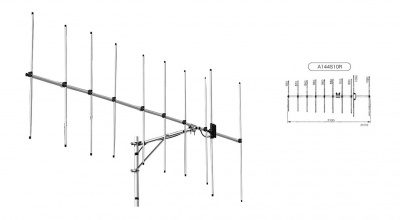 Antena Base Diretiva VHF DIAMOND A144S10R2 - 10E