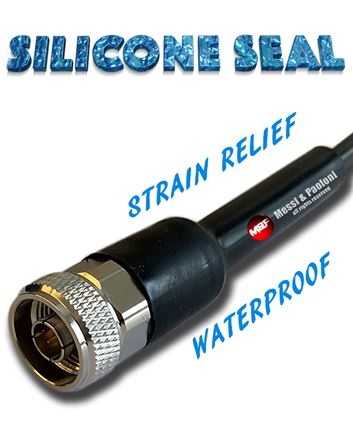 Proteção  Silicone Retrátil Para Ficha de Antena M&P Tamanho L e S