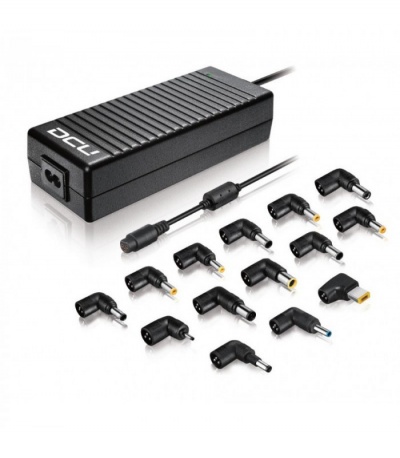 Alimentador Ac/Dc UNIVERSAL  AUTOMATICO 120W SALIDA 15V-20V + 1 USB 2,1A 14 Conectores  DCU 37100011