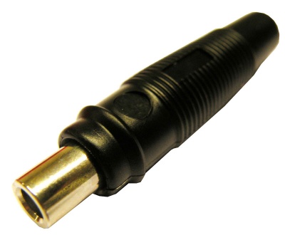 Ficha Banana Fêmea Preto 4mm | EG2578N