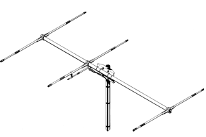 Antenas Base HF Diretiva  SIRIO SY 50-3  50-60Mhz (6m)
