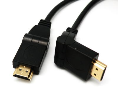 Cabo HDMI MACHO-MACHO, ARTICULADO 1.3b, 1m 90.º