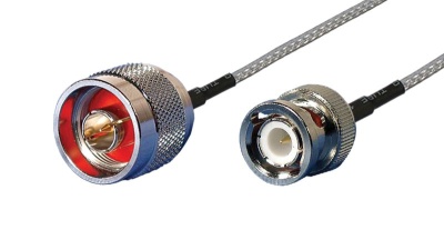 Cabo Extensão 1m RG-316 Tipo N Macho / BNC Macho