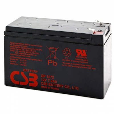 Bateria Chumbo AGM 12V 7.2AH  CSB GP1272F2 e CSB UPS12580 F2