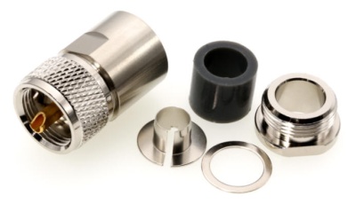 Conector Tipo UHF PL-259  Macho Cabo 10.3mm PLAIR  UHF ESPECIAL  Made in Germany