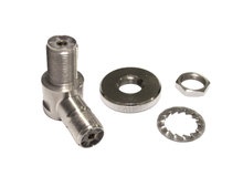 Base de antena Sirio  PL / PL 90º   para antena CB/VHF/UHF PTFE SO239-AC