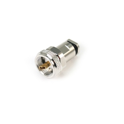 Conector  Macho PL-259 MACHO MESSI & PAOLON - Cabo RG-58   (Soldar/Torção) HQ 5.0mm