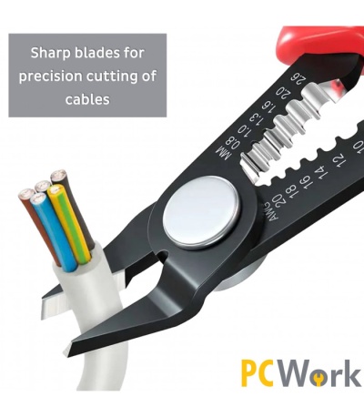 Alicate 2-EM-1 DECAPAGEM DE FIOS E CORTADORES DE CABOS PCW04A