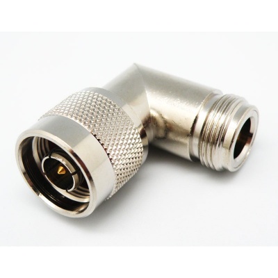 Adaptadora Tipo N  Fêmea | Tipo N  Macho 90º -Teflon