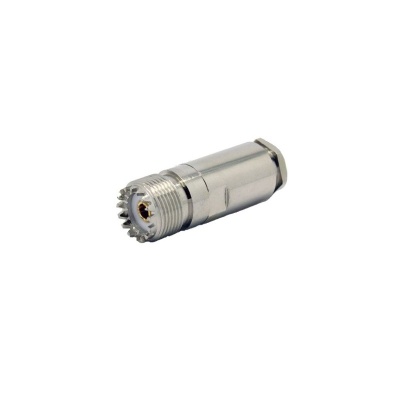 Conector Fêmea PL 259 UHF   Cabo  RG-213, AIRCOM 10.3MM - Teflon KUSCH 36230