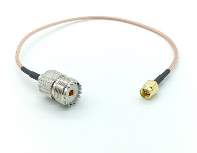 Adaptadores com Cabo Coaxial RG-316 SMA (m) / Tipo PL /SO-239 (f) | 50cm