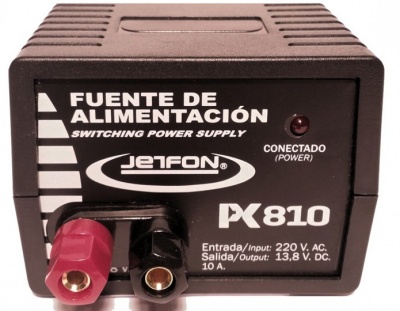 Fonte de Alimentação  JETFON PC810  230VAC 8A