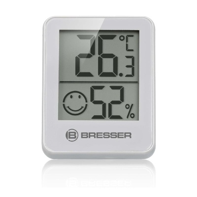 Indicador Bresser Clima Temperatura e Higrómetro  branco 3 peças