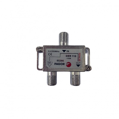 Derivador F SAT 1 saída - Derivação -10 dB FA85266