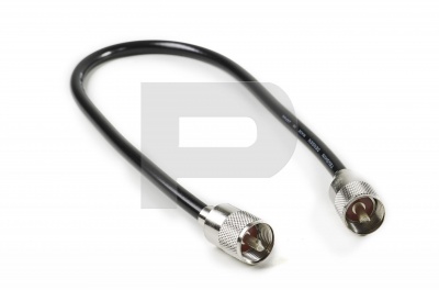 Cabo Coaxial Pré Montado  AirCell 7 DIAMOND 5D05M  2xPl-259 (UHF) - 50Cm