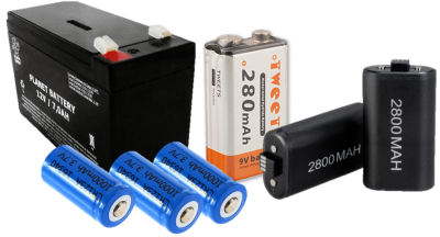 Energia - Pilhas | Baterias | lanternas | Cargadores | Powerbank