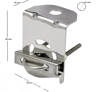 Suporte de Viatura  Espelho KOMUNICA  RB-CR-MULTI | CRM DIAMOND | KF-120 JETFON