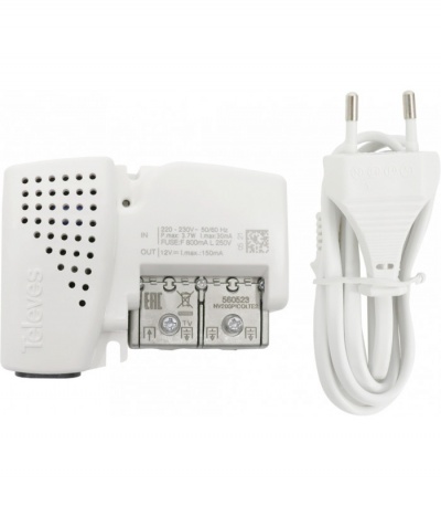 AMPLIFICADOR DE TV INTERIOR 2S+TV PICOKOM TELEVES 560523 de Televes