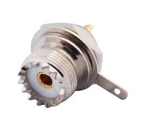 Conector Fêmea Painel  Tipo SO-239 -Teflon