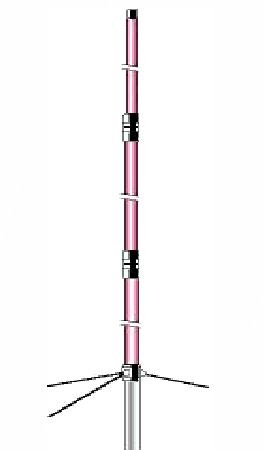 Antena Base Fibra Tribanda  50Mhz | 144 | 430 | 1200Mhz   X-7000 | X-6000 | X-5000 | V-2000 | VX-1000 | MAAS-5000N