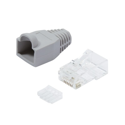 Ficha de Rede RJ45 CAT6  fio 27AWG...24AWG  Logilink Certificada  0023