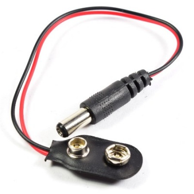 CABO DE ALIMENTAÇÃO COM TOMADA 9V PARA TOMADA 5.5X2.1MM Ref Din108