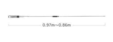 Antena Monobanda  Móvel UHF  Diamond MC203A