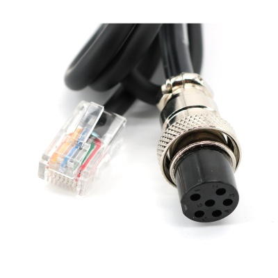 Cabo Adaptador Microfone de Mesa AV-508/908  RJ45 para Rádio 10M  Anytone AT-6666ST e Pro / CRT 9900