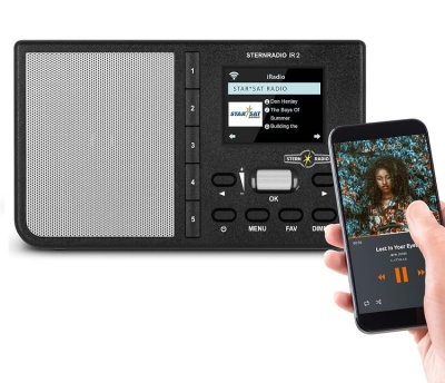 Receptores/Scanner TECHNISAT STERNRADIO IR 2 NEGRO, RECEPTOR RADIO INTERNET PORTÁTIL
